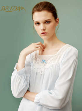 【微瑕疵捡漏】嘉德丽亚四季款季亲肤棉套装长袖睡衣CIW4B812AB1