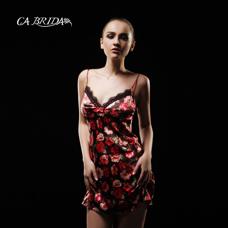 【微瑕疵捡漏】嘉德丽亚居家印花吊带睡裙CBS4M513C1