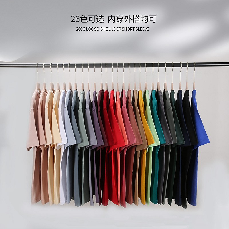 定制T恤广告文化POLO衫定做短袖diy纯棉工作班服装衣服印字图logo