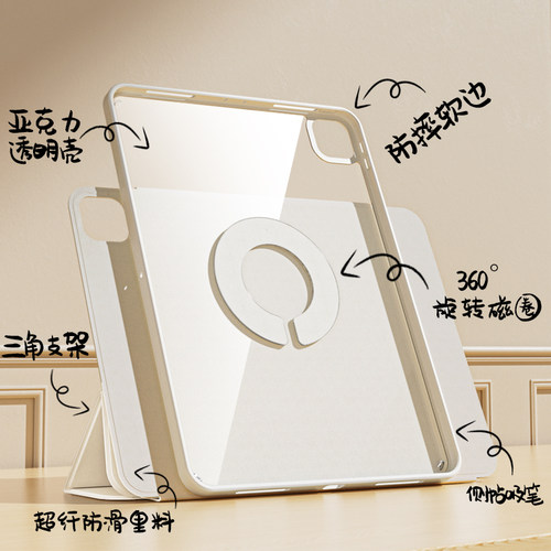 适用iPad720°磁吸拆分式保护套