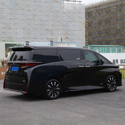适用23款丰田VELLFIRE 40系全F车黑化套装前杠后杠车窗后黑化套件