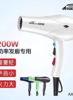 艾信吹风机6010理发店大风力速干功率高速超强风筒电吹风发型师大