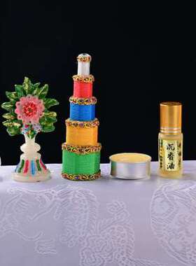 纯铜高脚杯八供全套桌面摆件花食子杯涂香八供套装包邮