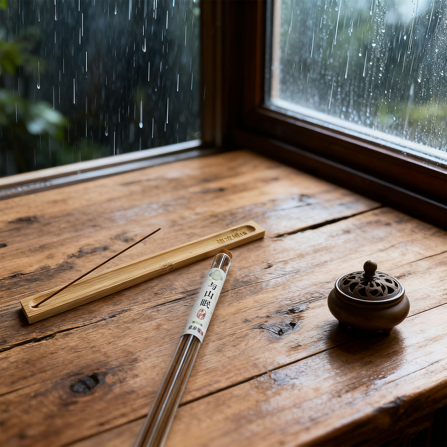 《与山眠》一缕藿香满室山风清凉