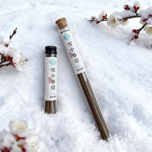 《雪中春信》清冷梅花香苏轼经典古方复刻中式线香静心安神清凉境