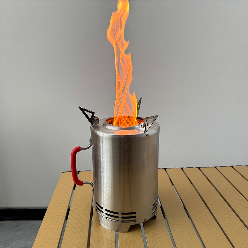 旋火炉户外野营气化炉烧水做饭取