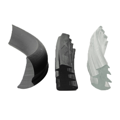 铝合金门窗塔型防水玻璃压条