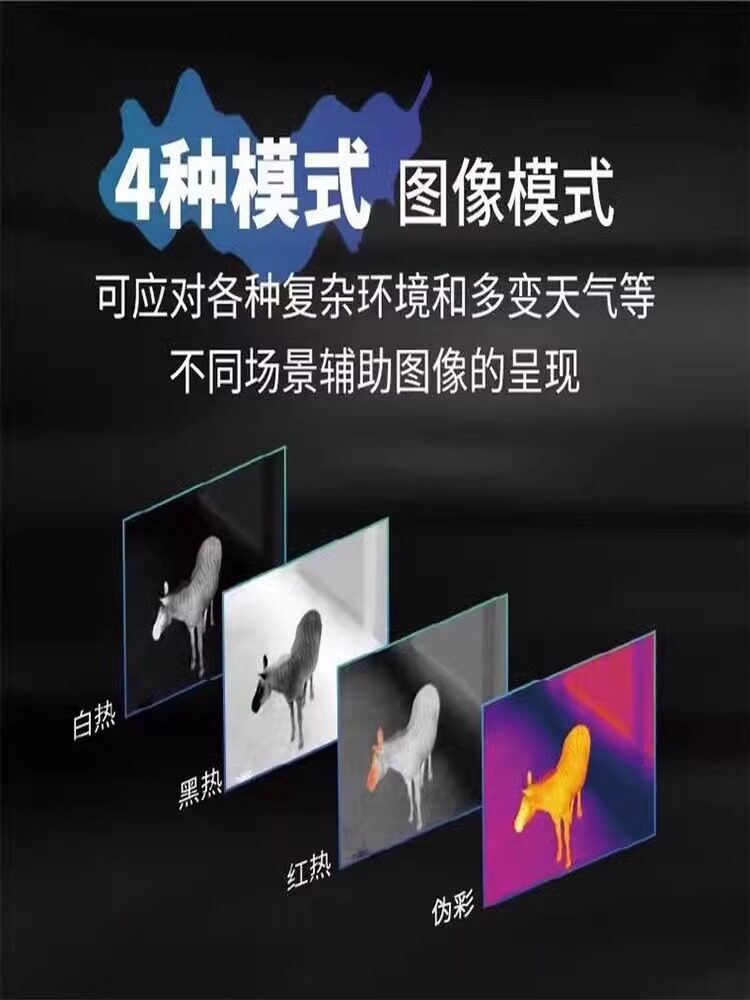 【手机热成像夜视APP+镜头】手机高清户外望远镜天眼t2红外测温仪