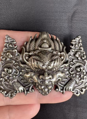 白利马铜神兽兹巴札项链挂件吊坠藏式民族风工艺随身托甲兹巴札