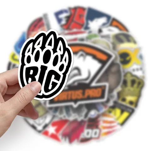 DIY游戏文具盒52个性张GO贴纸创意笔记本电脑CS潮流装饰创意