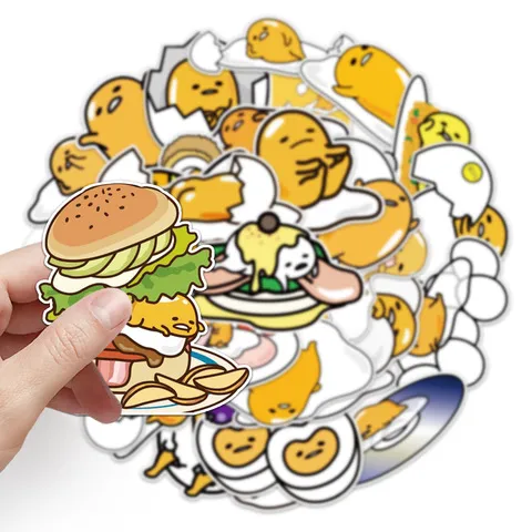 卡通滑板车潮流平板电脑创意动画片装饰张贴纸懒蛋蛋行李箱50汽车