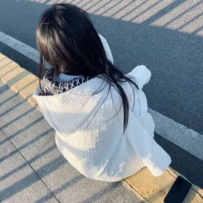 立体提花薄款外套宽松潮流穿搭