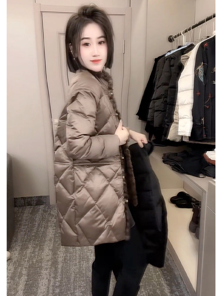 新中式棉服女2025秋冬新款