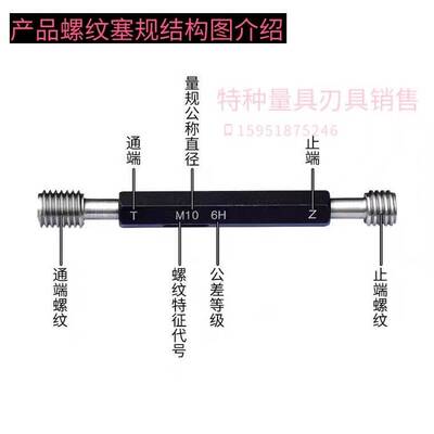 新款公制螺纹环规塞规通