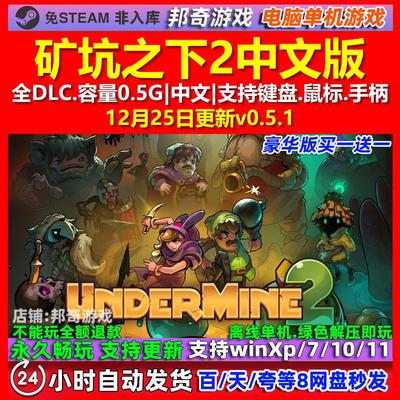 矿坑之下2 UnderMine 2 中文版 全DLC 免steam 电脑PC单机游戏