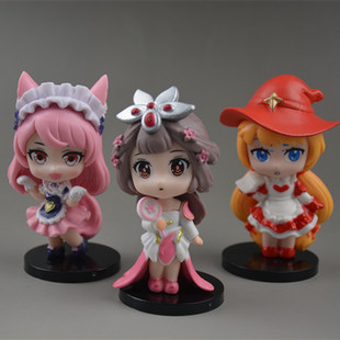 游戏卡通手办鲁班武则天貂蝉安琪拉公仔玩具学生礼品模型摆件潮玩