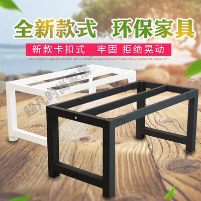 新升级卡扣桌架金属架桌脚支架可定制大理石快餐桌吧台架桌腿