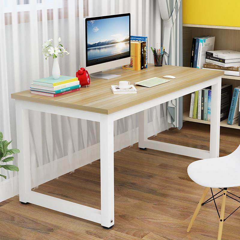 简易电脑桌台式家用简约经济型写字台小书桌现代钢木办公桌子双人,住宅家具,电脑桌,淘宝优惠券,粉丝福利购,淘宝优惠卷