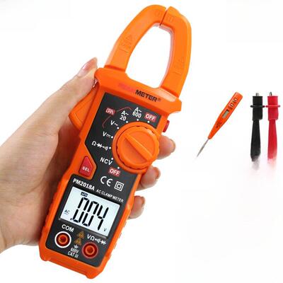 华谊Pm2018A钳形表万用表电流表数显万用表钳形表袖珍Ncv无触点验