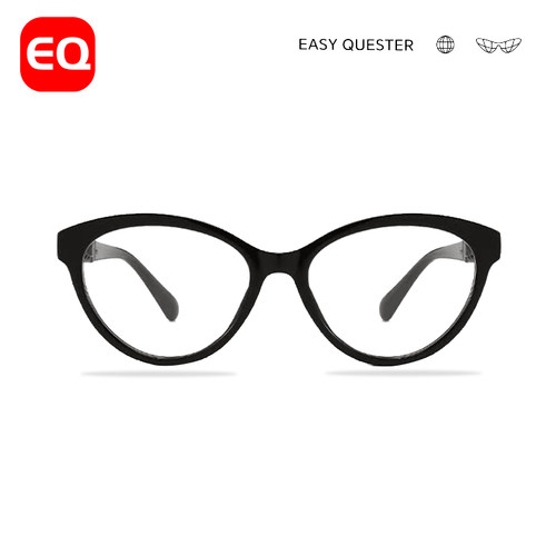 EQ眼镜高级感小香风猫眼女近视防蓝光新款眼镜9035