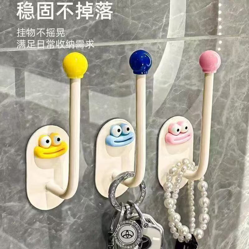2个长款多巴胺挂钩收纳卫生间发饰发夹皮筋头绳发绳首饰收纳挂架