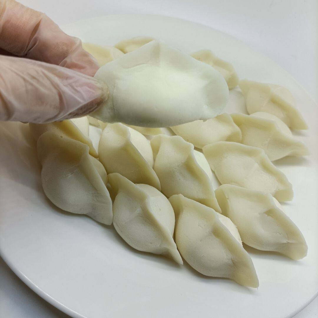 仿真饺子假水饺蒸饺假饺子菜品食品菜肴影视拍摄橱柜饺子仿真模型