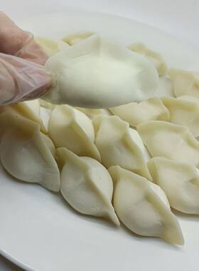 仿真饺子假水饺蒸饺假饺子菜品食品菜肴影视拍摄橱柜饺子仿真模型