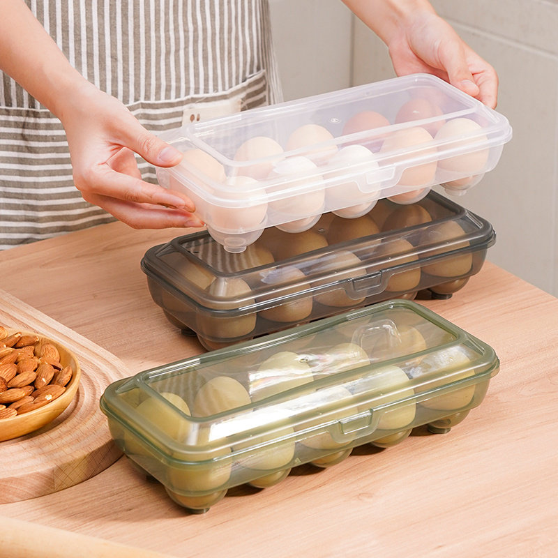 鸡蛋收纳盒冰箱专用食品级保鲜盒子厨房收纳整理神器放装鸡蛋架托