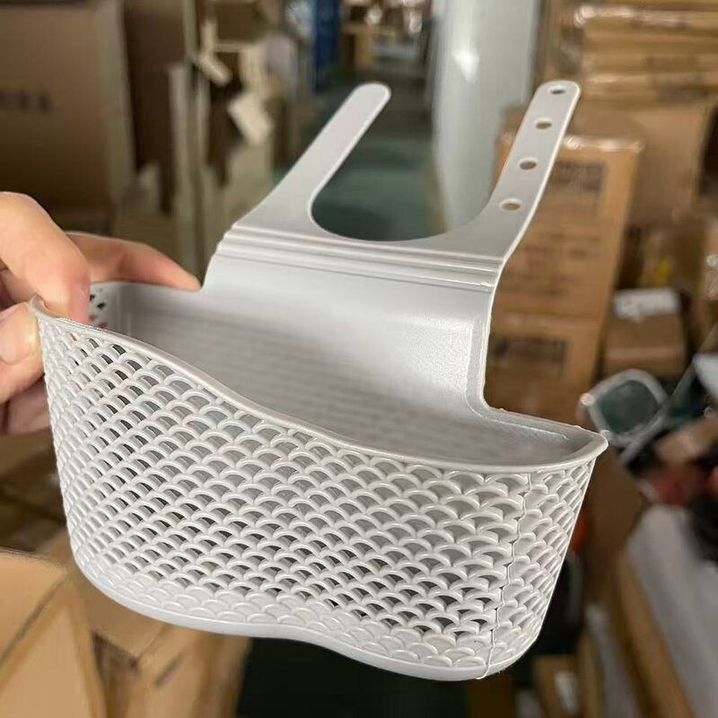 可挂式通风沥水挂袋 厨房洗碗海绵清洁球收纳挂篮
