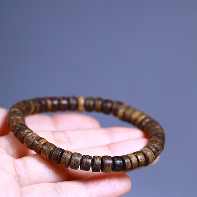 法觉6mm文莱天然算盘珠沉香