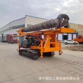 楼房建筑地基打桩机 履带地基打桩机 15米18米螺旋地基钻孔机