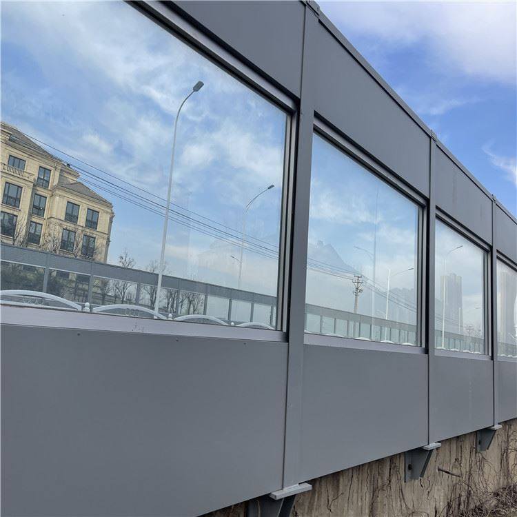 户外工厂隔声板 厂房小区降噪透明隔音屏障 高速公路声屏障隔音屏