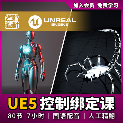 UE5动画绑定课游戏影视+精翻国语
