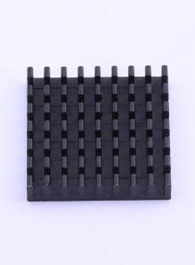 XSD138-017-B 散热板/散热片 28*28*5.6MM黑色开槽