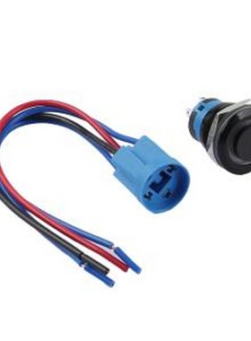 TP91934G124RA5150 按钮开关 圆形金属按钮开关两件套 带接插件