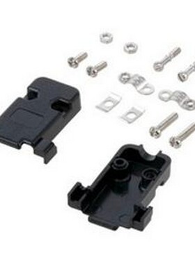 SDC9B 其它电气辅材 组装式D-Sub护罩套件,DB9/HD15,黑色