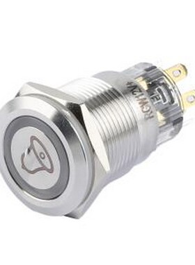 TP91942P212RGWS 按钮开关 圆形金属按钮开关 开孔尺寸 19MM系列