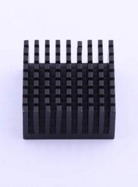 XSD1226-406 散热板/散热片 40*40*20.3MM黑色开槽