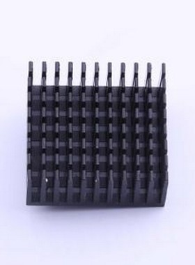 XSD188-663 散热板/散热片 35*35*14MM黑色开槽双针