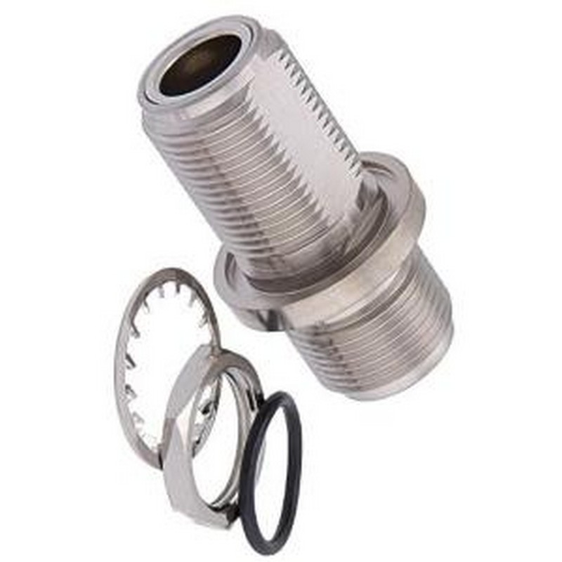 PE9128 其它工控产品 N型母头转N型母头隔板安装密封适配器