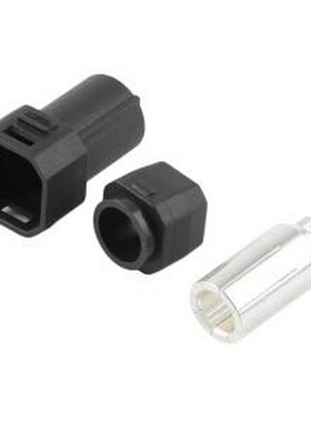 SH8.0-F.S.B 插头 【三件套】SH8.0 100A单心母插头镀银黑色