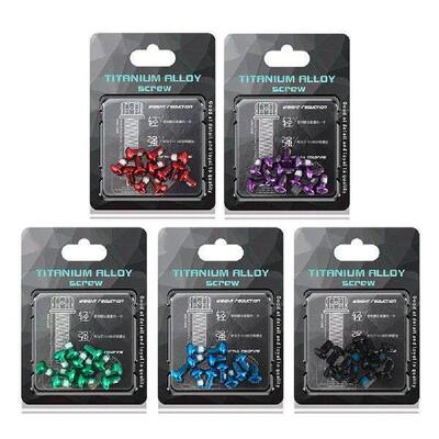 12pcs M5x10mm Disk Brake Rotor Bolts Steel T25 Bike Bicycle