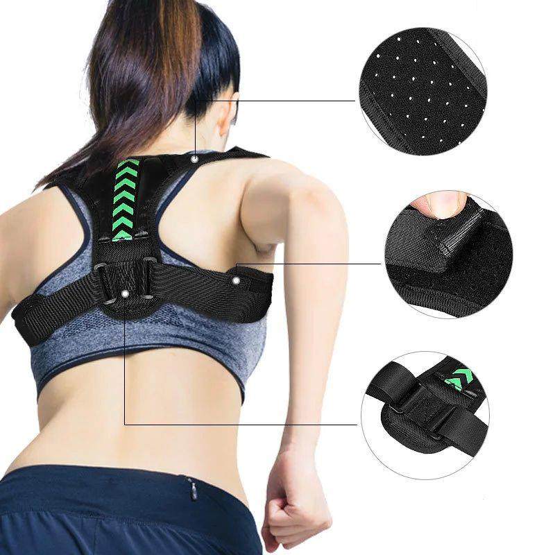 Posture Corrector Unisex Adjustable Back Clavicle Support Ba