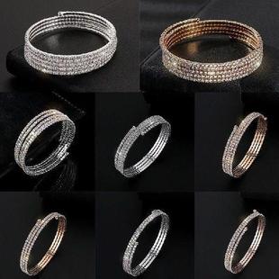 Bracelets Luxury Crystal Elastic Rhinestone Fashion