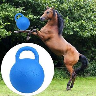 Equine Rubber Chew Ball Inflatable Horse Outdoor Dogs