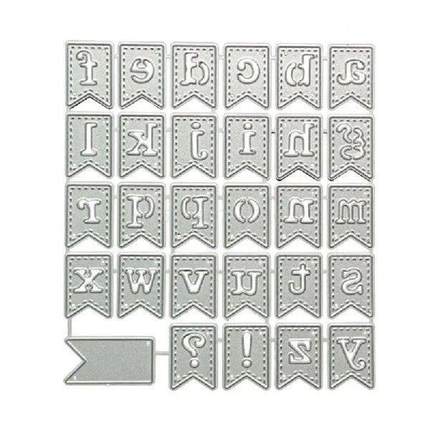Alphabet Banner Pull Flag Template Carbon Steel Cutting