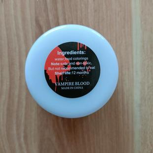 fake plasma blood Halloween skin makeup cream wax cosplay