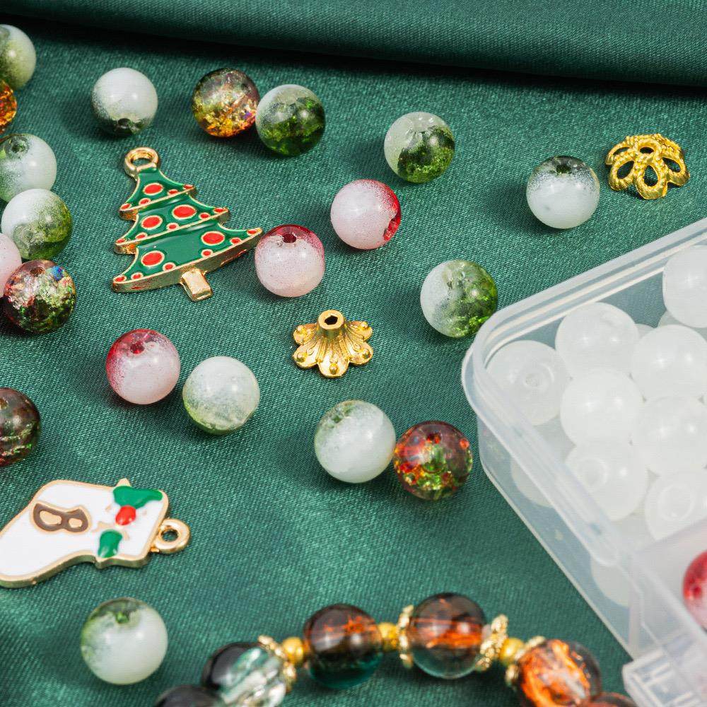 DIY Charms Christmas Bracelet Making Kit For Girls Gifts