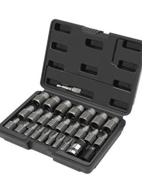 27Pcs Easy Out Bolt Extractor Set Repair with Storage Box