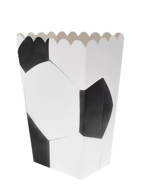 Football Popcorn Box Soccer Party Favor reat Box for Sport T